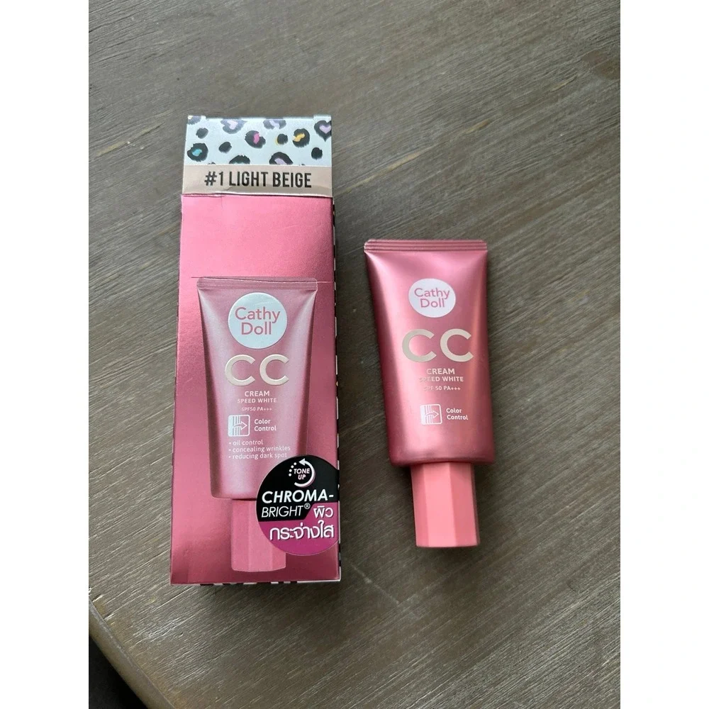CC Cream Cathy Doll Korean Skin care expires 2028 SPF 50 oil control more